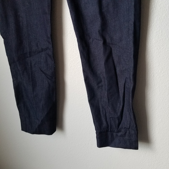 7 For All Mankind Denim-Look Slim Cropped Chino Rare - Picture 6 of 13